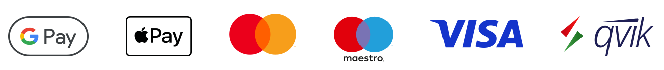 MasterCard, Maestro, VISA, AMEX